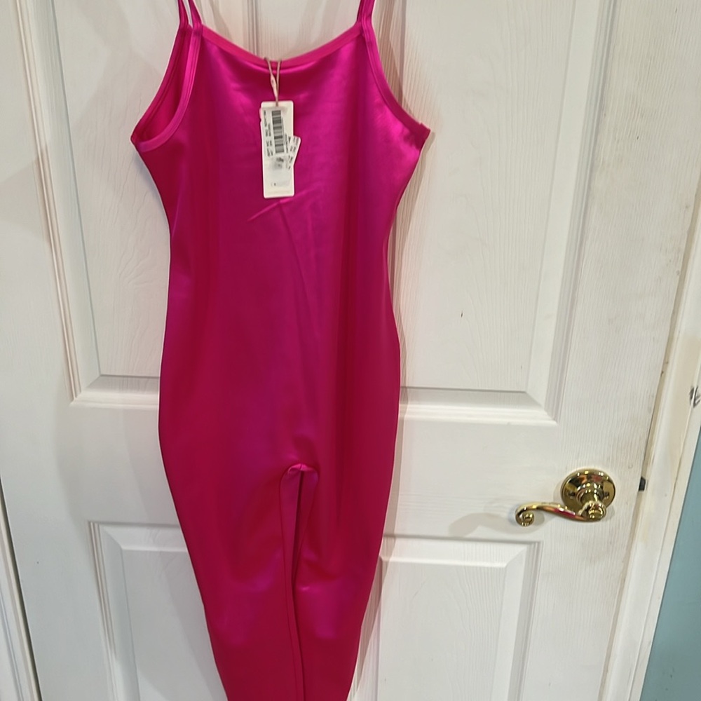 NWT GB Girls pink straight Leg Tie Strap Pantsuit